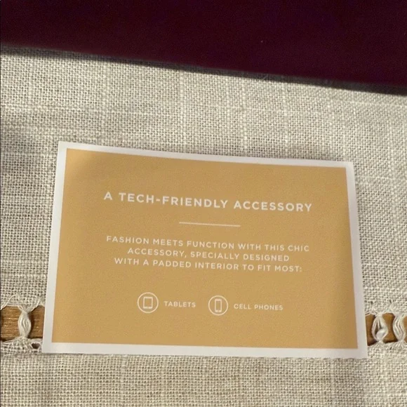 Michael Kors Deep Red Tote with Black Accents (Nylon Kelsey) - Picture 2 of 6